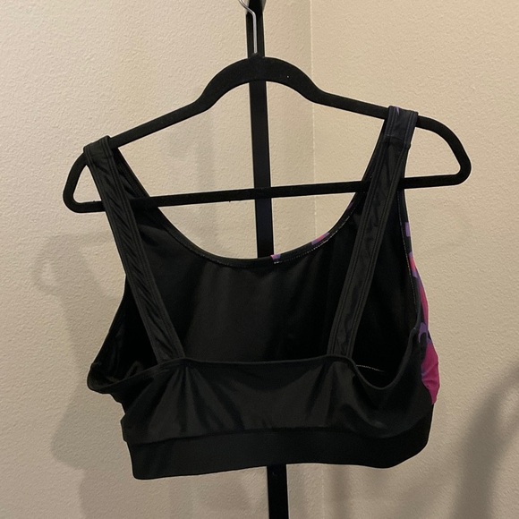 Black and Purple Flame Print Bikini - Picture 4 of 6